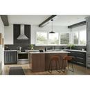 36 in. High Pyramid Chimney Hood in Stainless Steel 