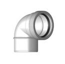 Plastic Trends Gasket x Spigot Schedule SDR 26 Sewer Plastic Closet Bend 