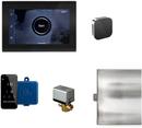 XBUTLER STEAM GENERATOR CONTROL KIT / PACKAGE WITH POLISHED CHROME BEZEL IN GLASS BLACK 