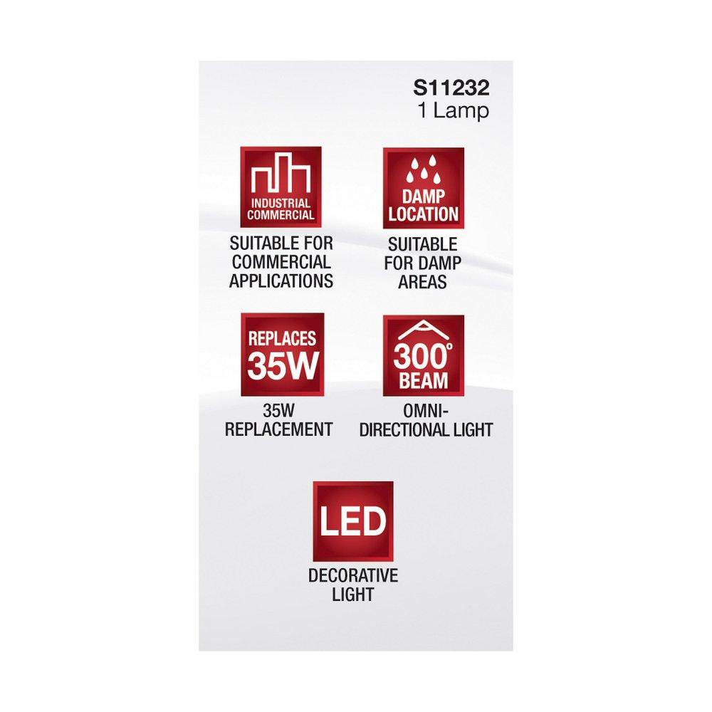 SATCO LED G9 Double Loop Bulb 