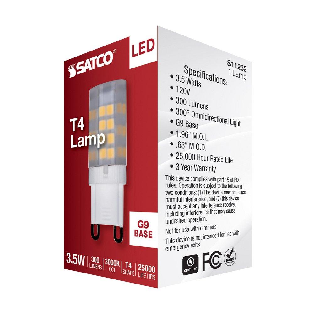 SATCO LED G9 Double Loop Bulb 