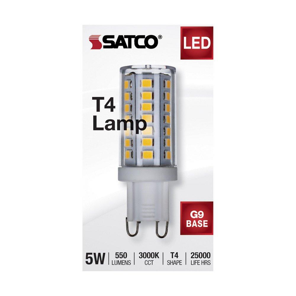 SATCO Clear Dimmable LED G9 Double Loop Bulb 