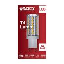SATCO Clear 5W Dimmable T4 G9 Double Loop 550 Lumens LED Light Bulb in Clear 