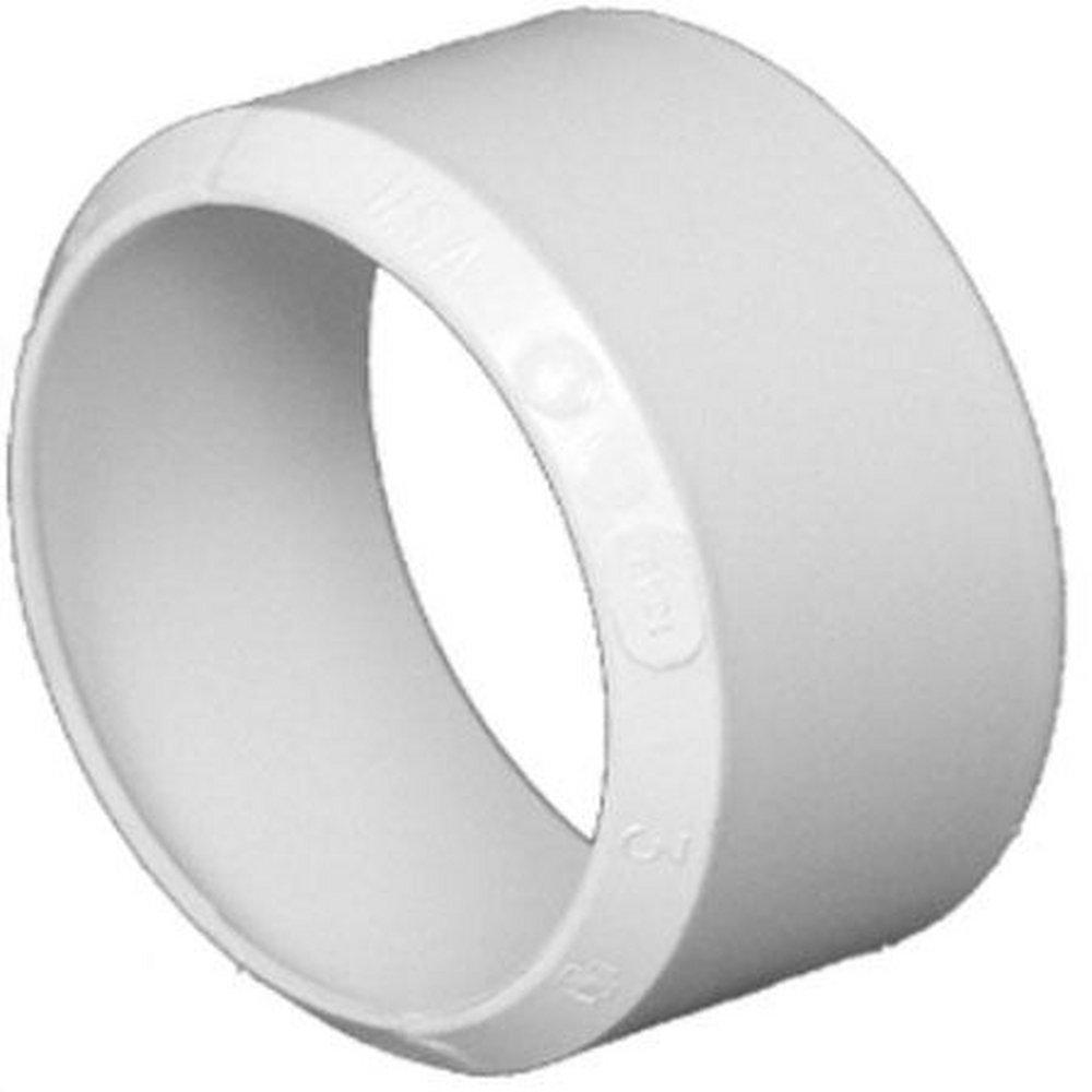 Multi-Fittings Corporation White Spigot x Hub Plastic Coupling 