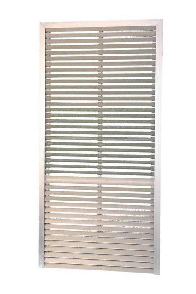 SPX ARCH LOUVER SATIN ANODIZED 