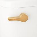 Bradenton Left-Hand Front Mount Trip Lever in Brushed Gold