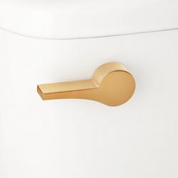 Trip Lever in Brushed Gold