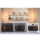 GE Caf&eacute; Stainless Steel 18-3/5 x 17 in. 0.8 cu. ft. Single Oven 