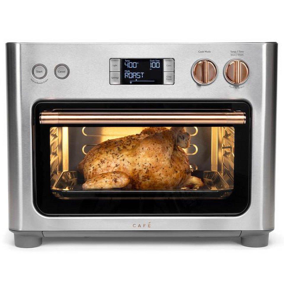 GE Caf&eacute; Stainless Steel 18-3/5 x 17 in. 0.8 cu. ft. Single Oven 