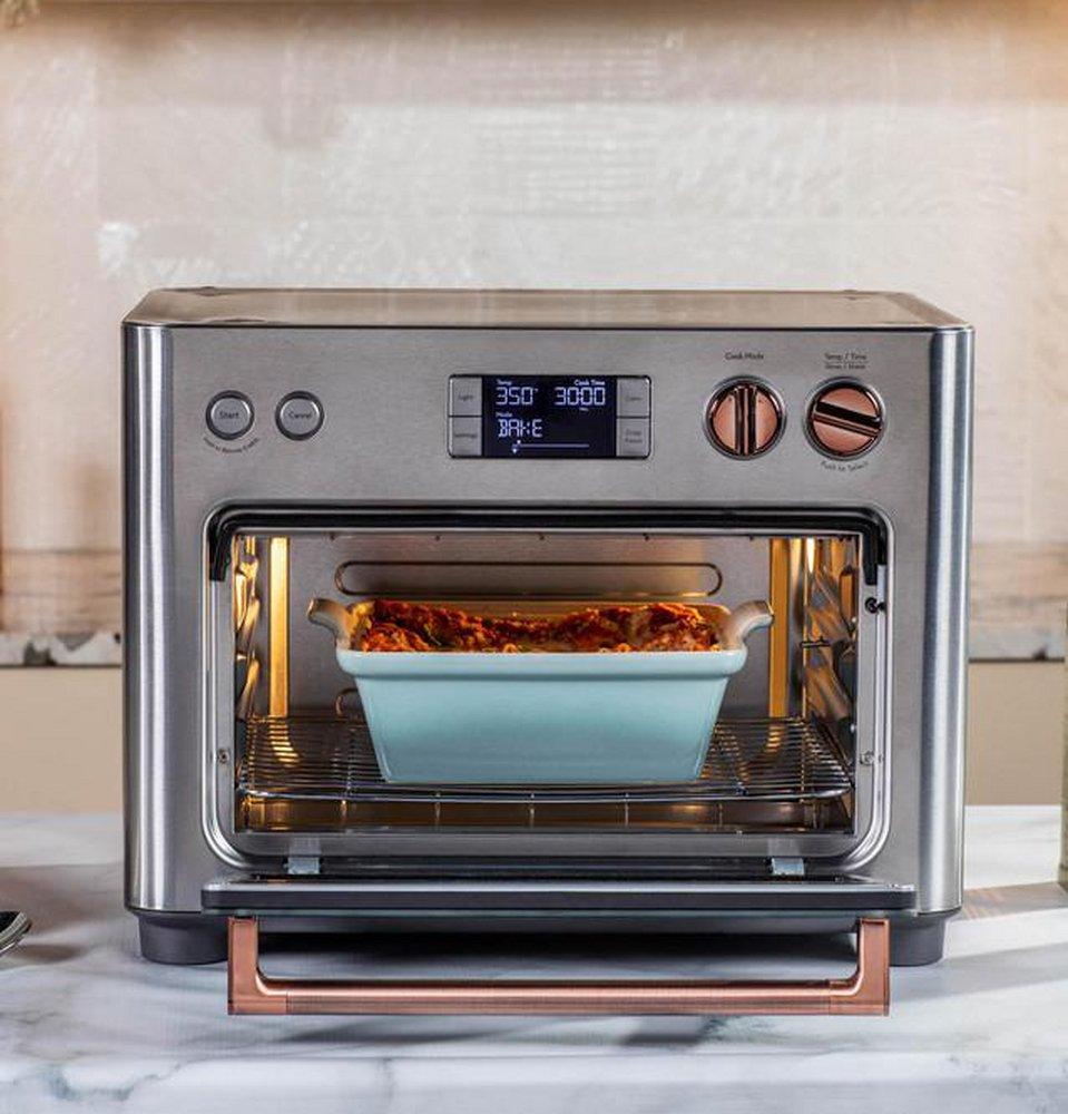 GE Caf&eacute; Stainless Steel 18-3/5 x 17 in. 0.8 cu. ft. Single Oven 