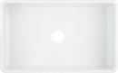 33 in. Farmhouse Fireclay Single Bowl Kitchen Sink in Glossy White 