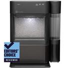 17-1/2 in. 38 lb. Nugget Ice Maker in Black Stainless