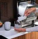 GE Profile™ Black Stainless Steel 17-1/2 in. 38 lb. Nugget Ice Maker 