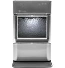 10.5 in. 25 lb Smart Ice Maker in Stainless Steel 
