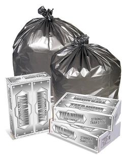 33 x 40 in. x 1.5 mil 33 gal LLDPE Liner in Silver (Case of 100)