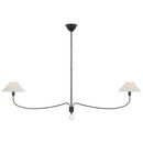 Visual Comfort & Co. Signature Bronze/Chocolate 62 x 66 in. 6.5W 2-Light 1-Tier Transitional Chandelier 