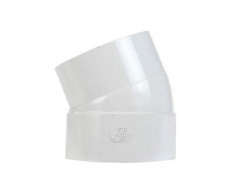 Plastic Trends Hub x Solvent Weld PVC 22 1/2 Degree Elbow 