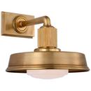 7W 1-Light 7-3/4 in. Wall Sconce in Antique Burnished Brass