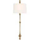 75W 1-Light 35-3/4 in. Wall Sconce in Antique Burnished Brass