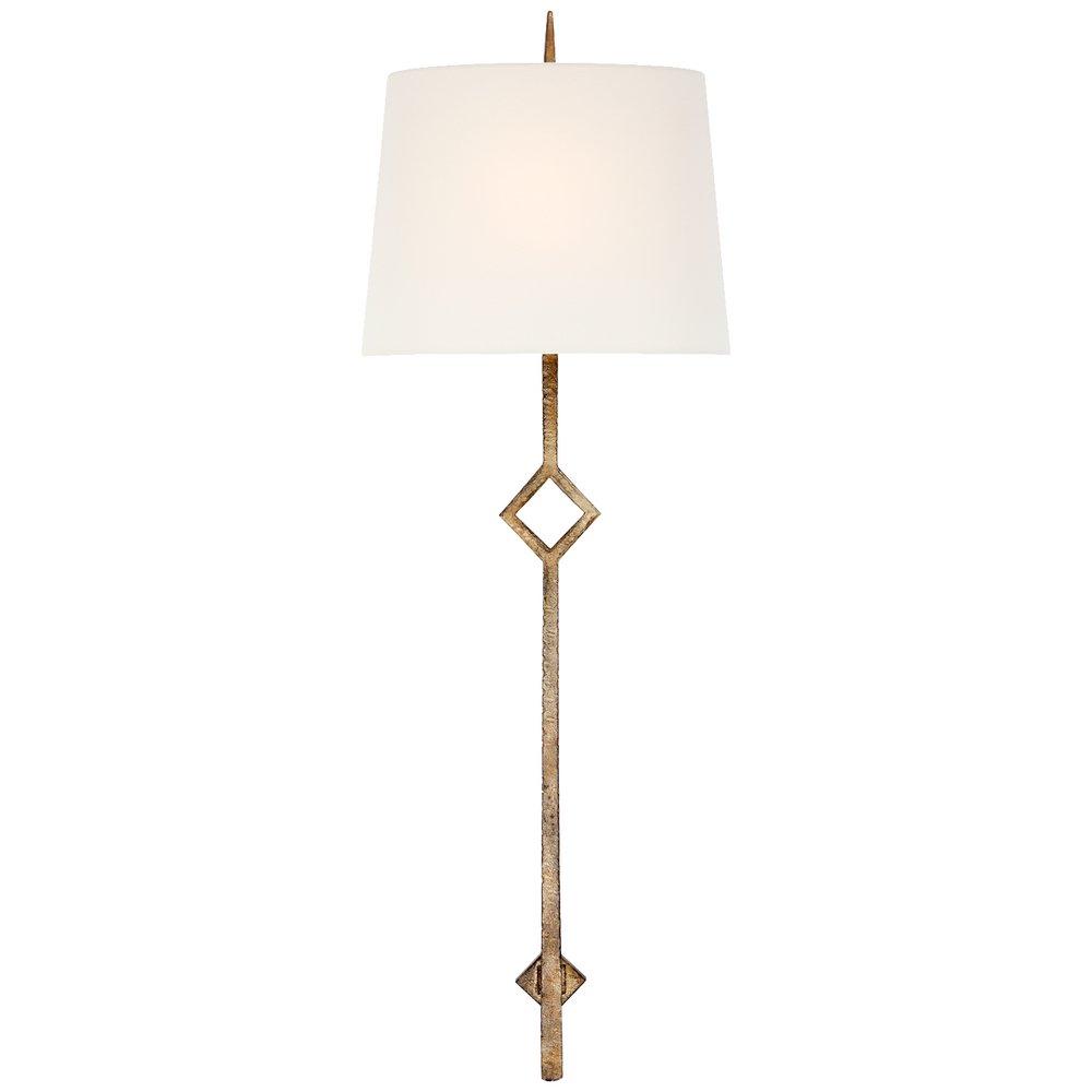 Visual Comfort & Co. Signature Gilded Iron 1-Light 75W 37 in. Wall Sconce 
