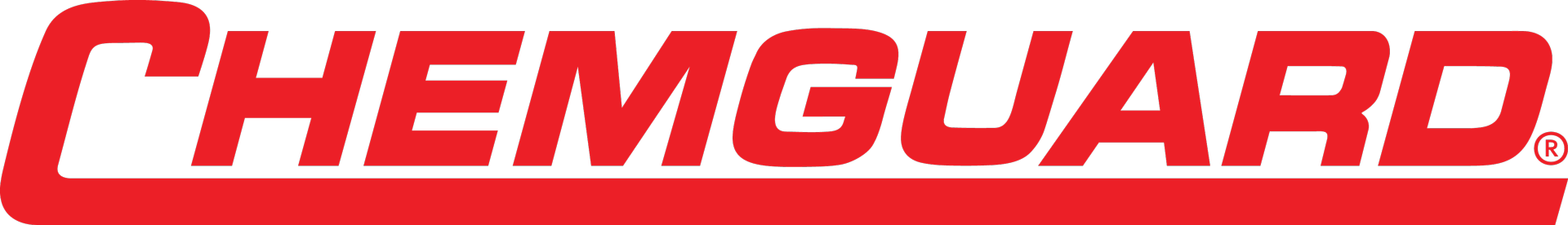 Chemguard logo in red