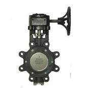 Ductile iron locking lever handle butterfly valve.