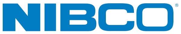 Nibco logo in light blue writing.