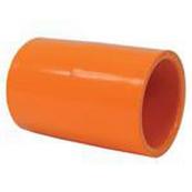 Orange CPVC pipe.