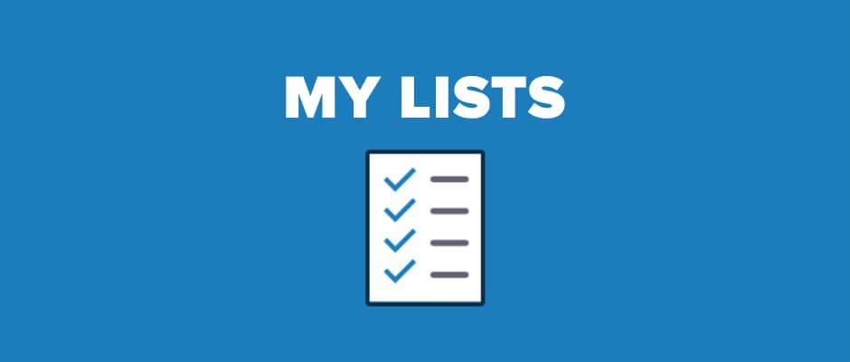My Lists
