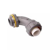 Half-inch 90-degree metallic liquid tight connection.