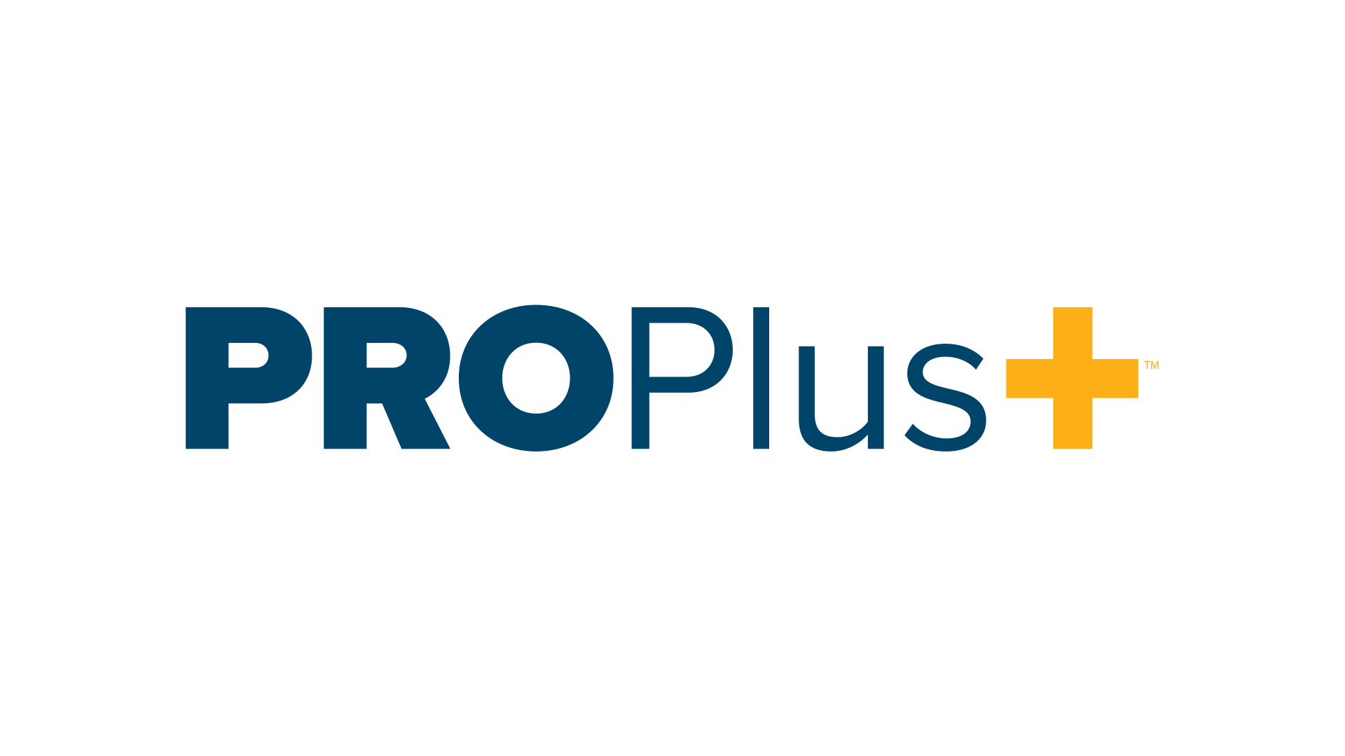 The Ferguson logo and name written in blue over the words PRO Plus in gray and blue, and a dark yellow plus sign to the right.