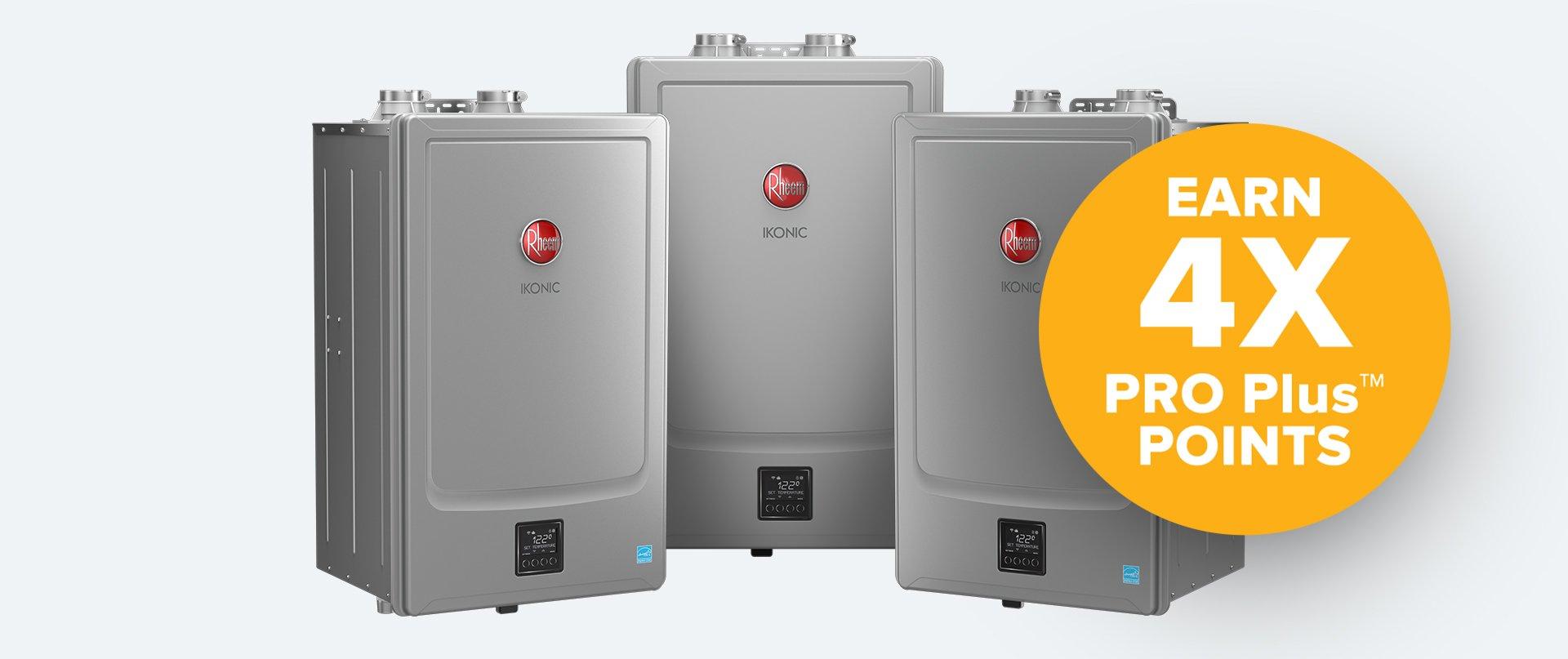 Rheem® IKONIC™ tankless water heaters